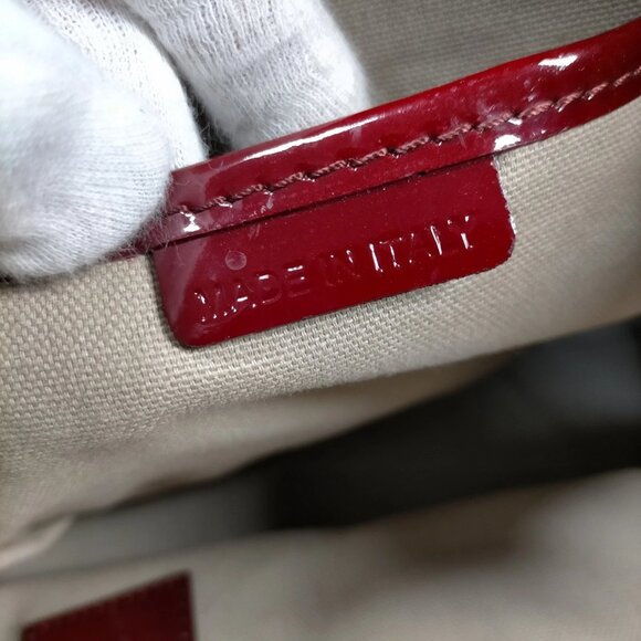 Burberry Bordeaux PVC Hand Bag mon455-102725 - Picture 15 of 16